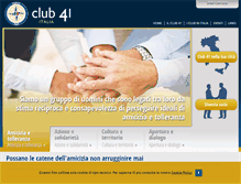 Tablet Screenshot of club41italia.org